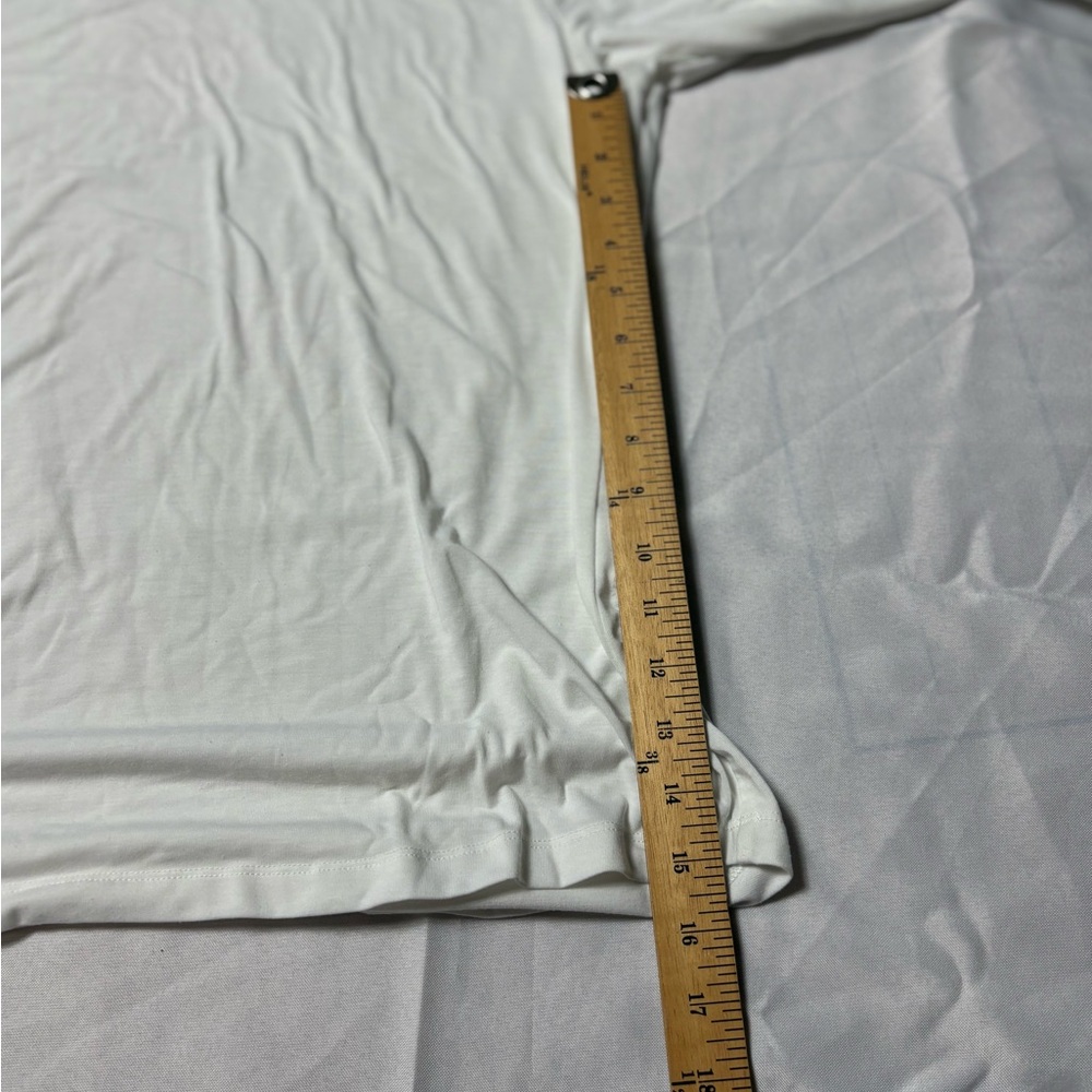 Peter Millar White Crew Neck Tee Large - image 5